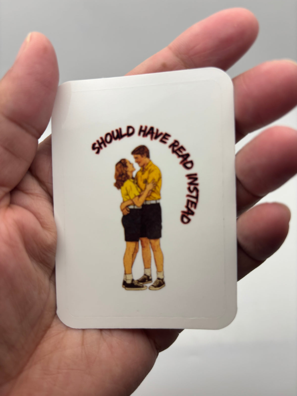 Should Have Read Instead Vinyl Sticker | Camp Blood Horror Bookish Sticker
