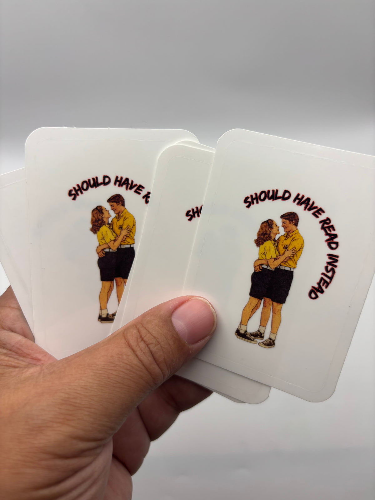 Should Have Read Instead Vinyl Sticker | Camp Blood Horror Bookish Sticker