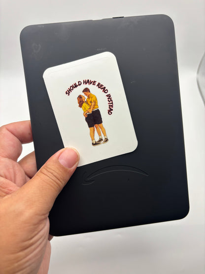 Should Have Read Instead Vinyl Sticker | Camp Blood Horror Bookish Sticker