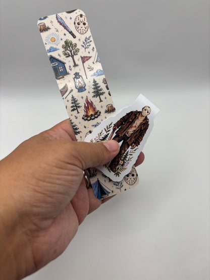 Camp Blood Bookmark Bundle | Magnetic + Laminated Horror Bookmarks