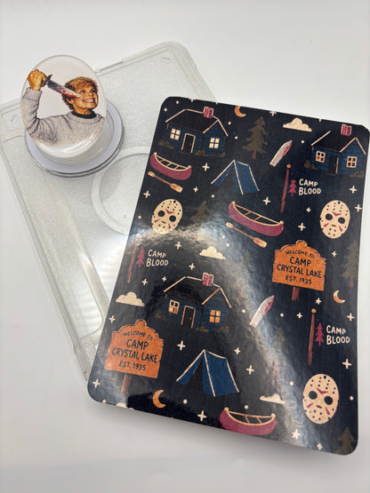 Camp Blood Clear Kindle Kobo Case Pop Socket Bundle