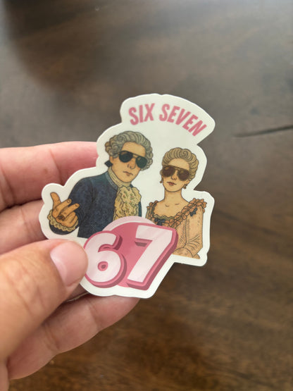 Marie Antoinette Kindle Sticker - 67 Die Cut Sticker