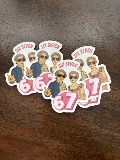 Marie Antoinette Kindle Sticker - 67 Die Cut Sticker