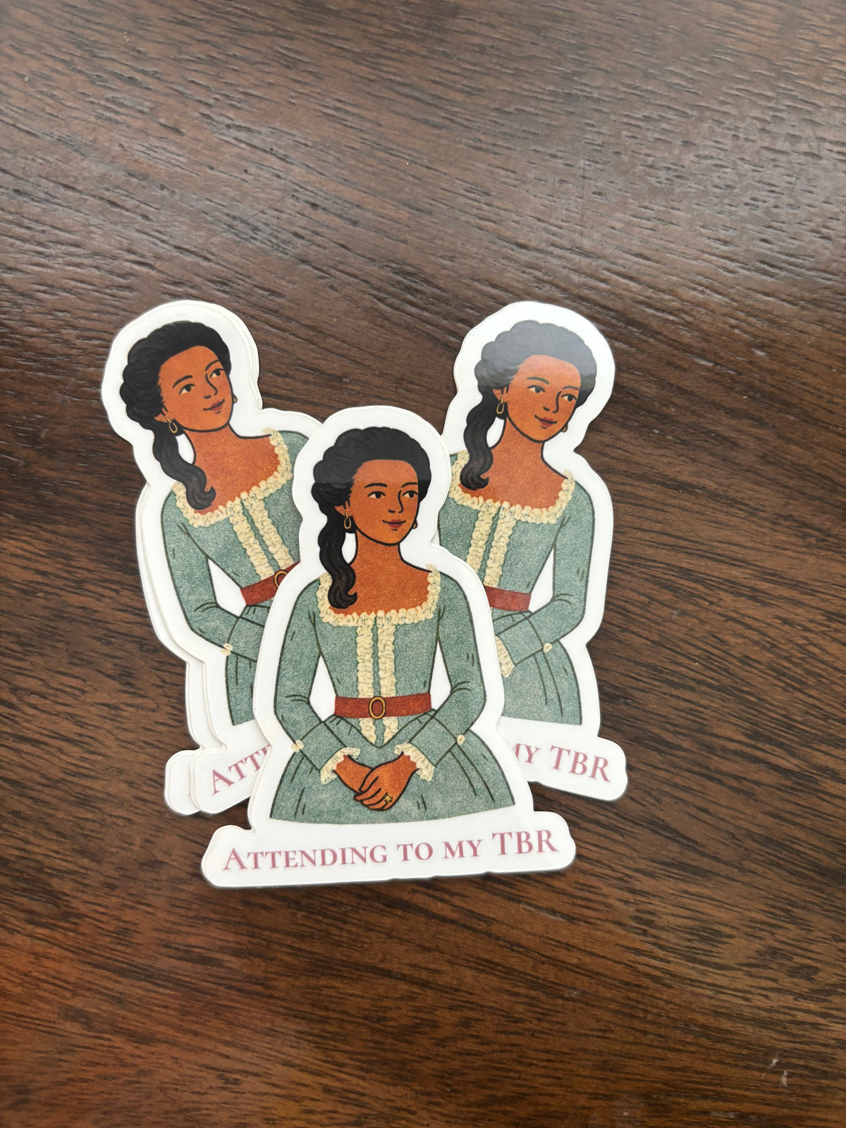 Attending to My TBR Sticker – Marie Antoinette 3” Die Cut Sticker