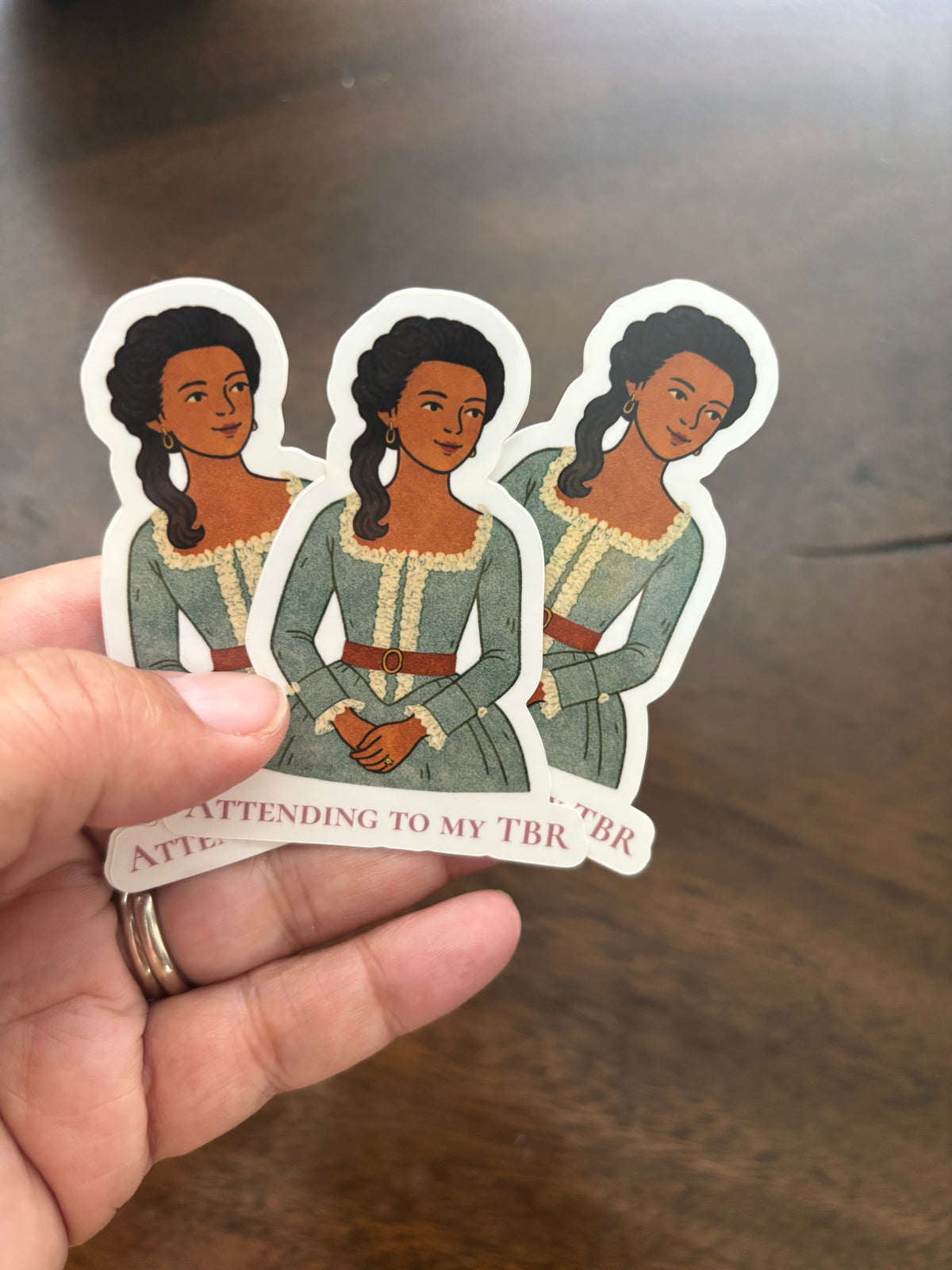Attending to My TBR Sticker – Marie Antoinette 3” Die Cut Sticker
