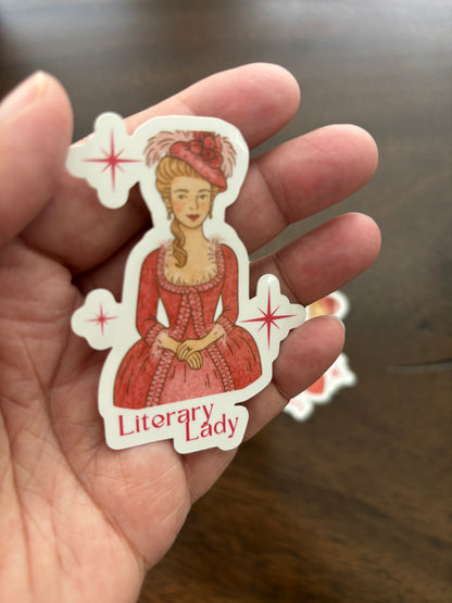 Marie Antoinette Kindle Sticker Bundle – 10 Bookish Vinyl Stickers for Kindle Cases