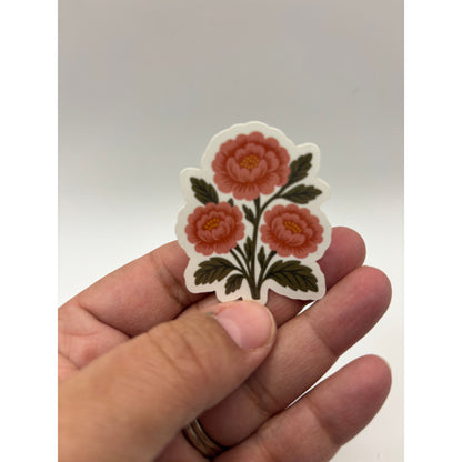 Botanical Kindle Sticker – 2” Floral Die Cut Vinyl