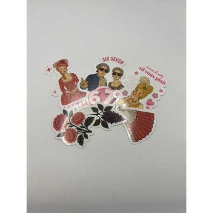 Gilded Reading Kindle Sticker Bundle – 6 Bookish Vinyl Stickers for Kindle & Kindle Cases