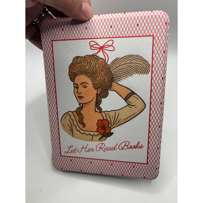 Let Her Read Books – Vintage Kindle Case for Romantasy Readers
