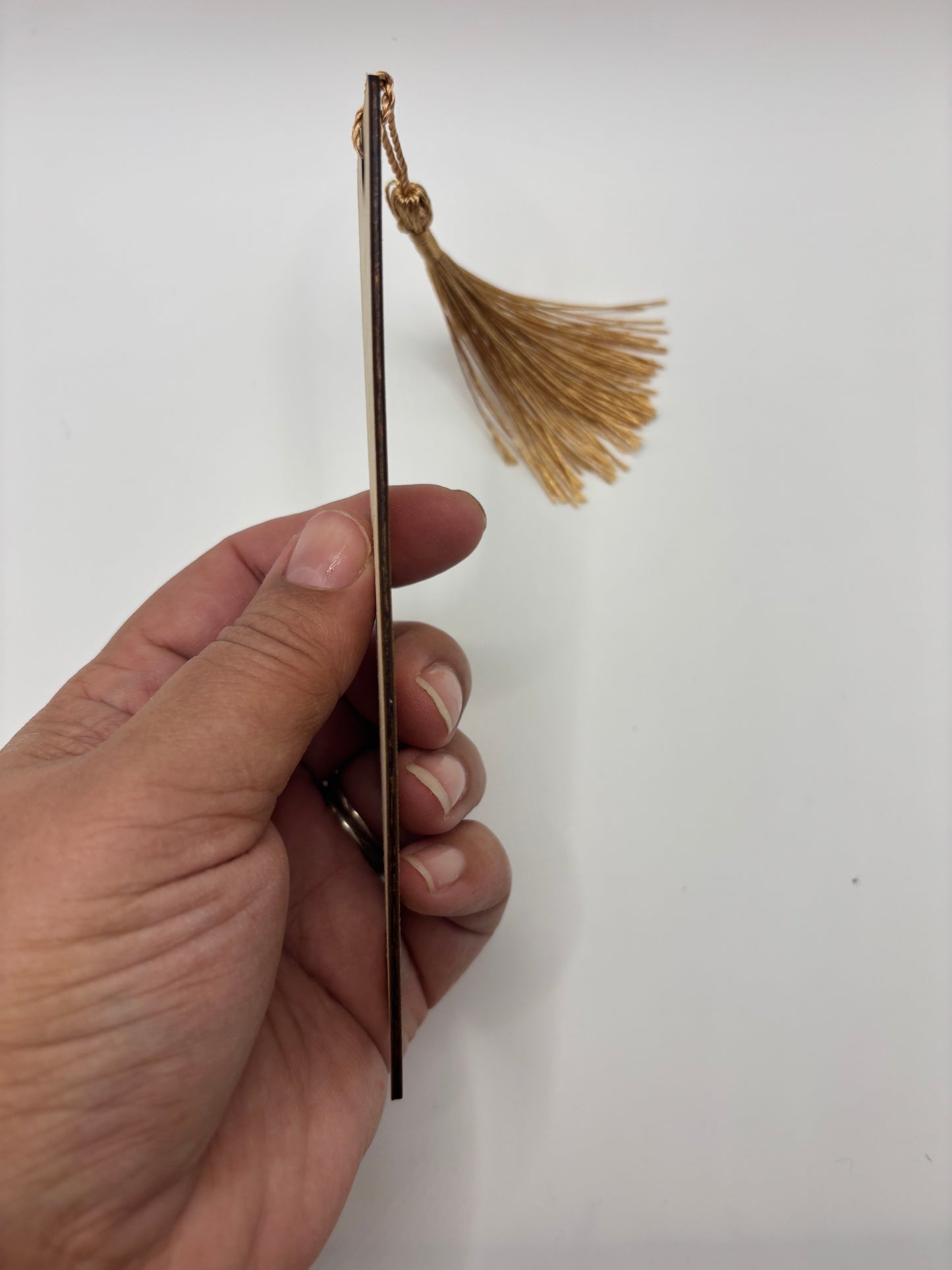 Lord of the Rings Inspired Wooden Bookmark