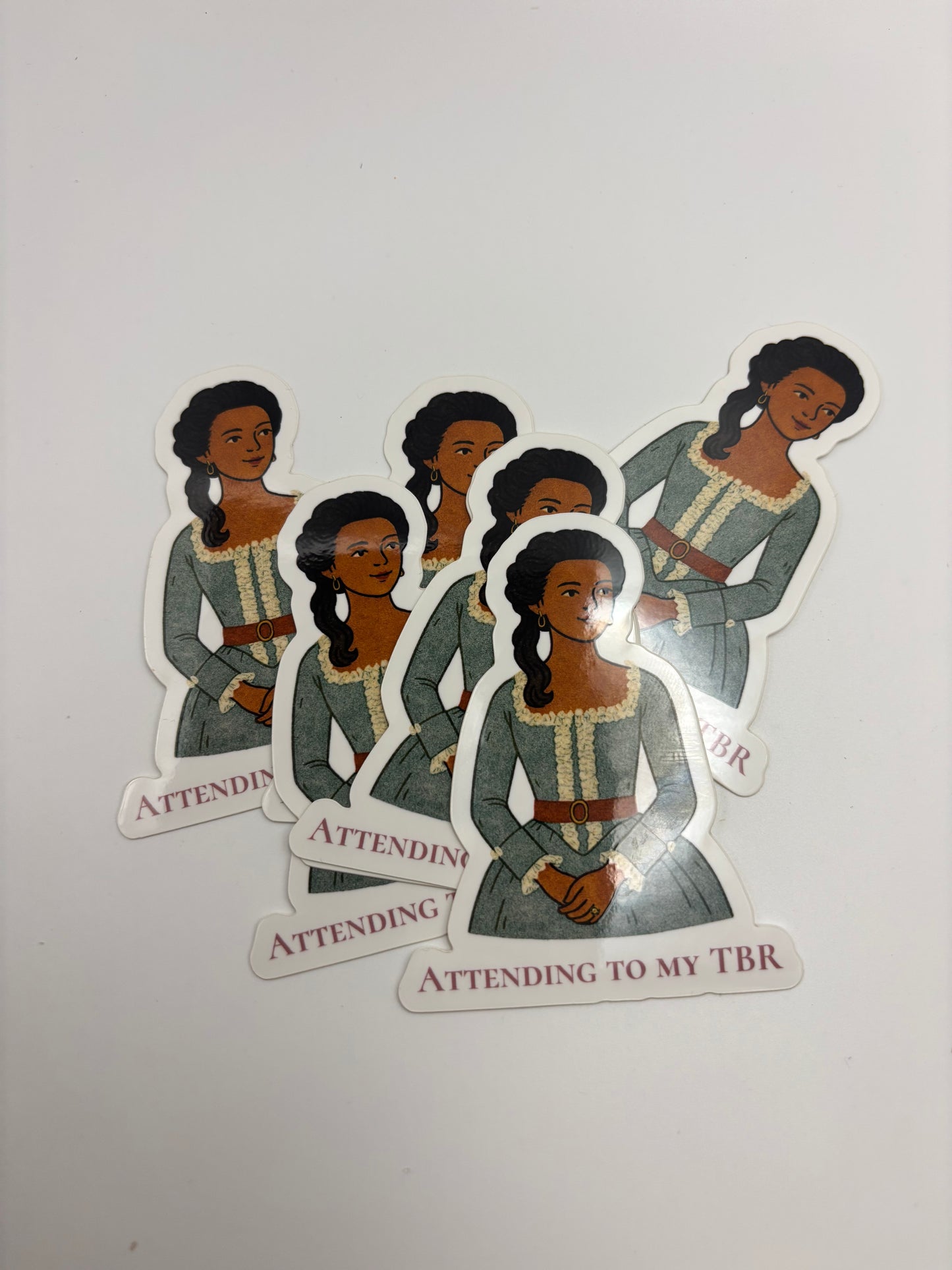 Attending to My TBR Sticker – Gilded Reading Collection 3” Die Cut Vinyl |