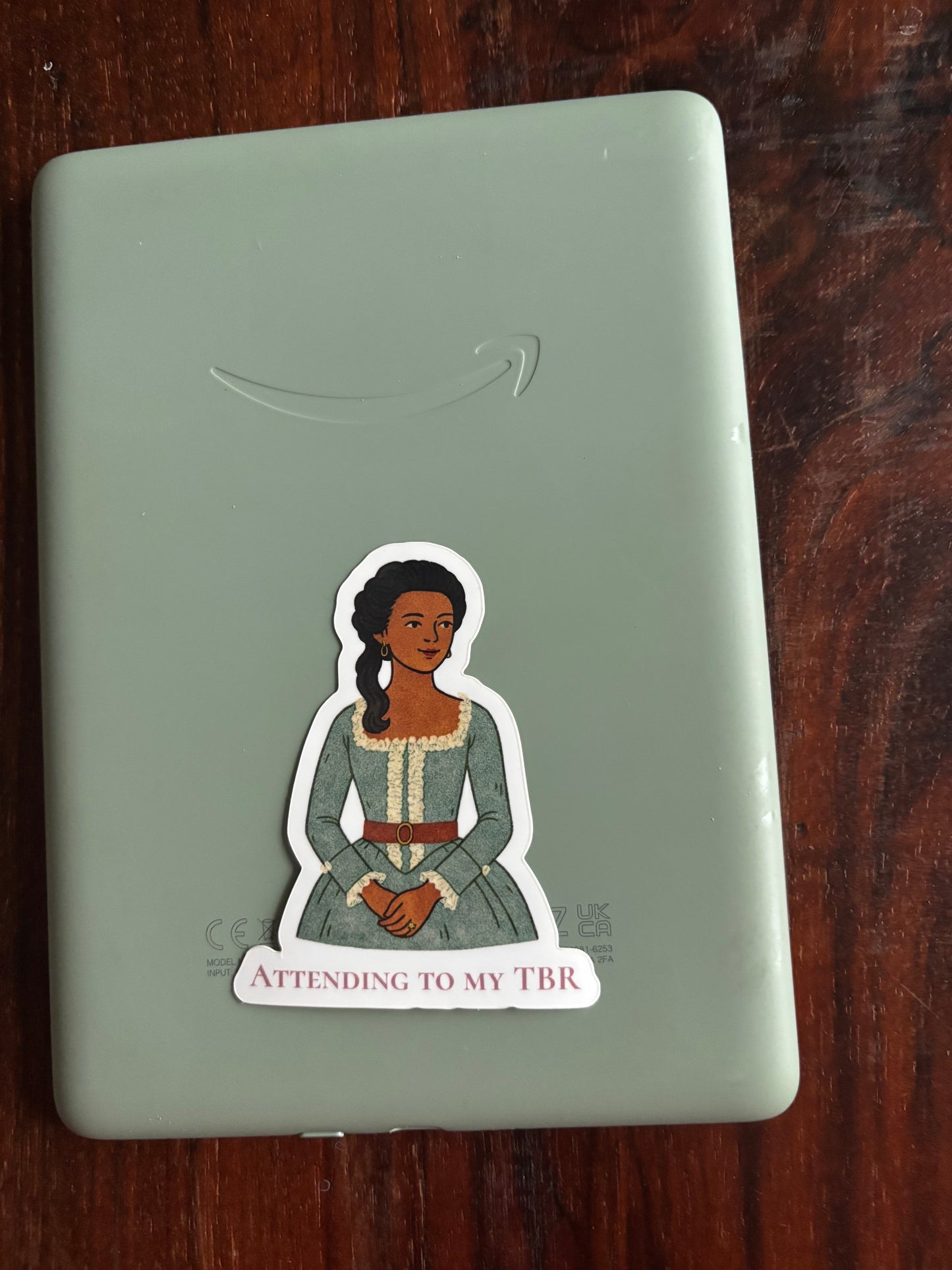Attending to My TBR Sticker – Gilded Reading Collection 3” Die Cut Vinyl |