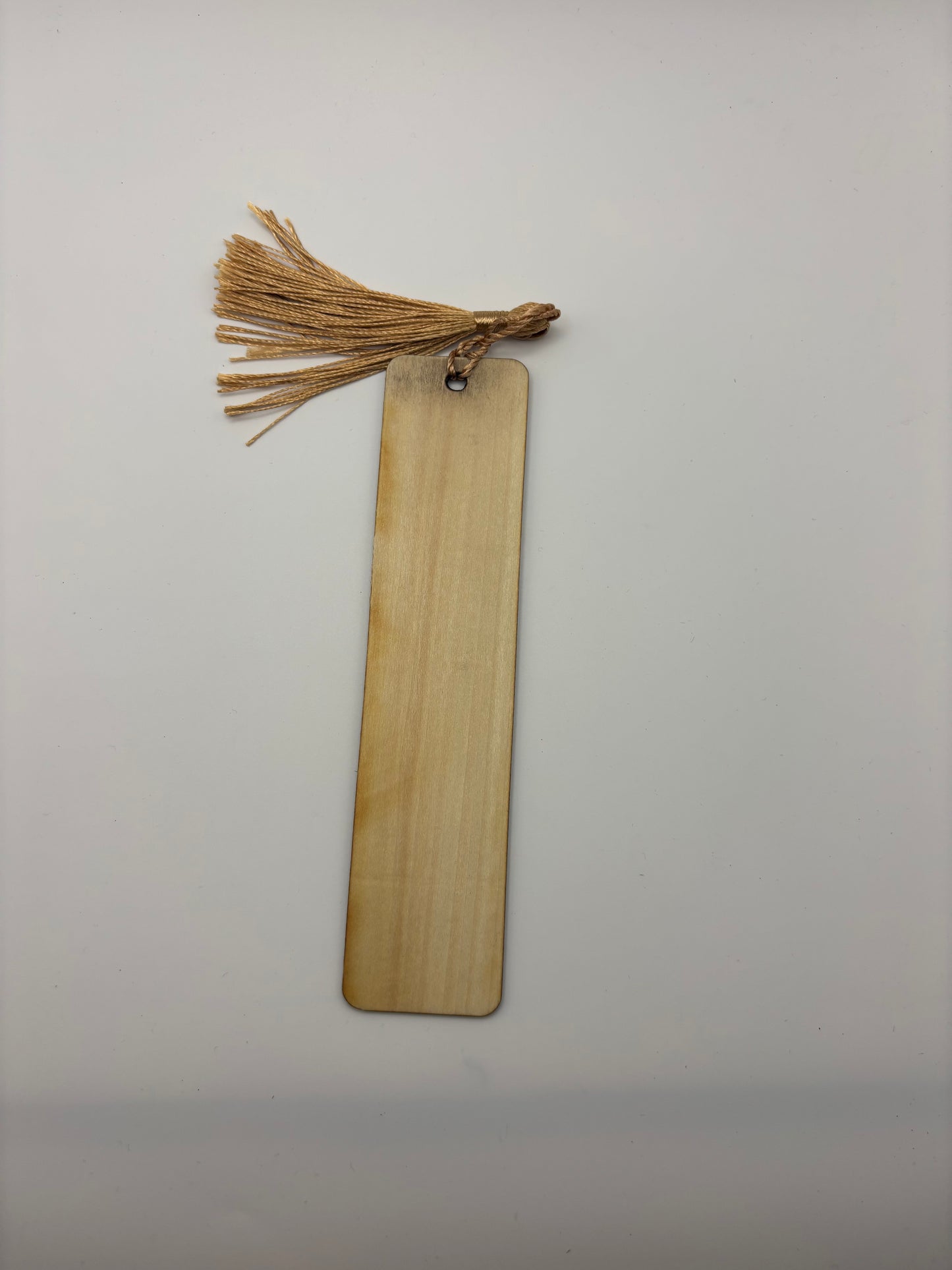Engraved Jesus Wooden Bookmark – Handmade Real Wood Bookmark with Tassel