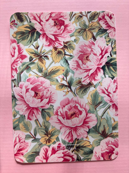 Attack of the TBR Peony Floral Kindle Insert | Vintage Pink Flower Kindle Decor for Kindle Basic, Paperwhite & Colorsoft