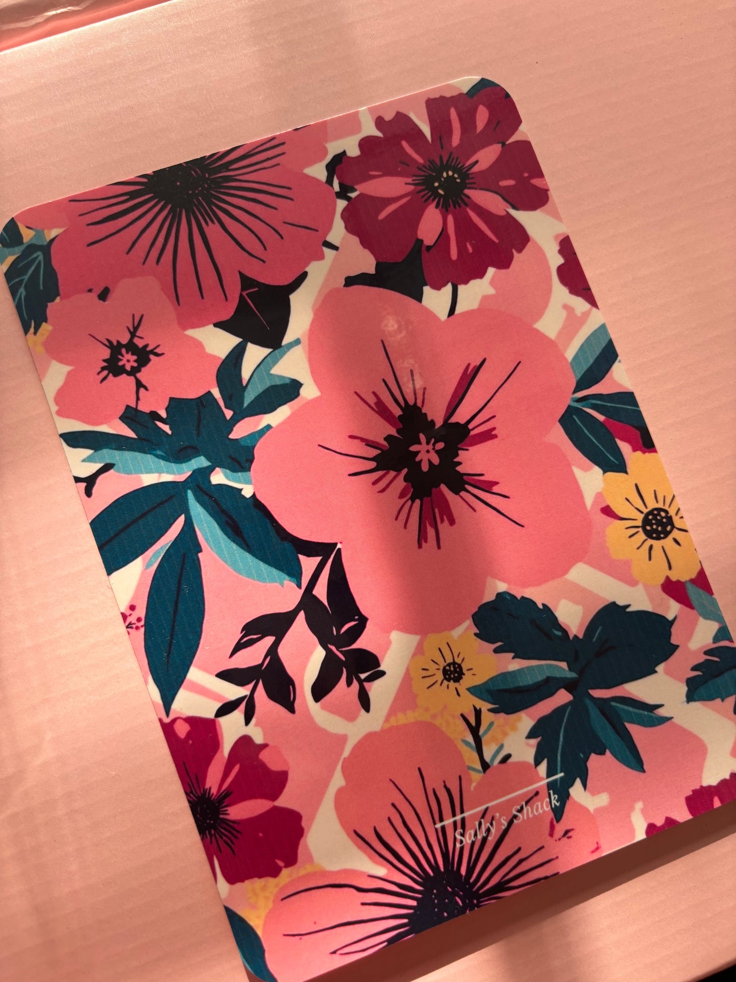 Attack of the TBR Tropical Floral Kindle Insert | Bright Pink Retro Kindle Decor for Kindle Basic, Paperwhite & Colorsoft