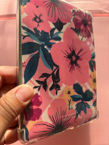 Attack of the TBR Tropical Floral Kindle Insert | Bright Pink Retro Kindle Decor for Kindle Basic, Paperwhite & Colorsoft