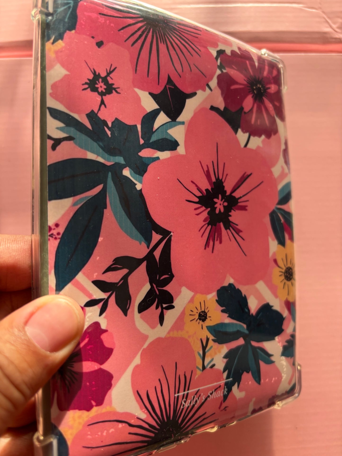 Attack of the TBR Tropical Floral Kindle Insert | Bright Pink Retro Kindle Decor for Kindle Basic, Paperwhite & Colorsoft
