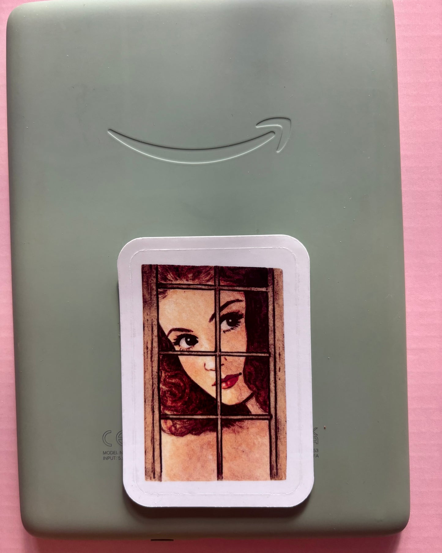 Vintage Window Reader Vinyl Sticker | Attack of the TBR Collection