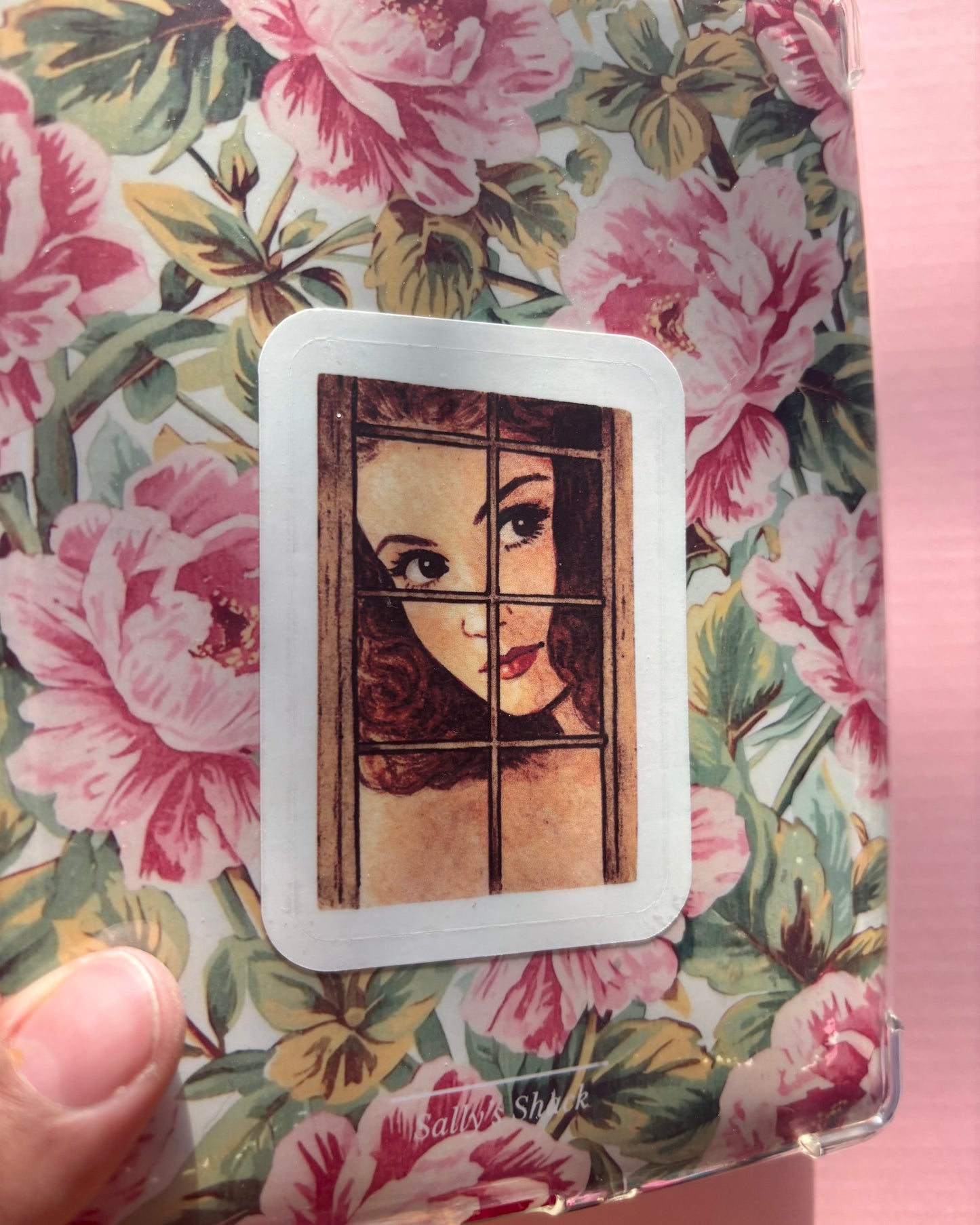 Vintage Window Reader Vinyl Sticker | Attack of the TBR Collection