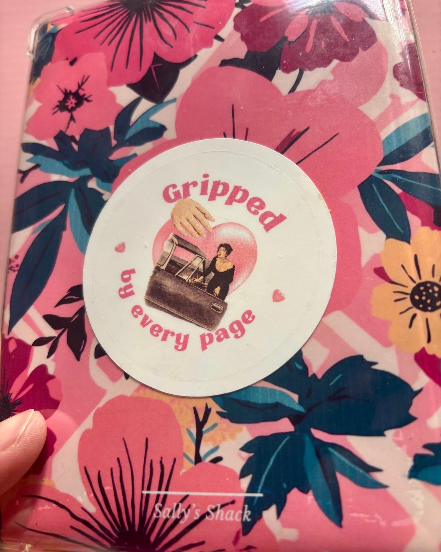 Gripped By Every Page Vinyl Sticker | Attack of the TBR Collection