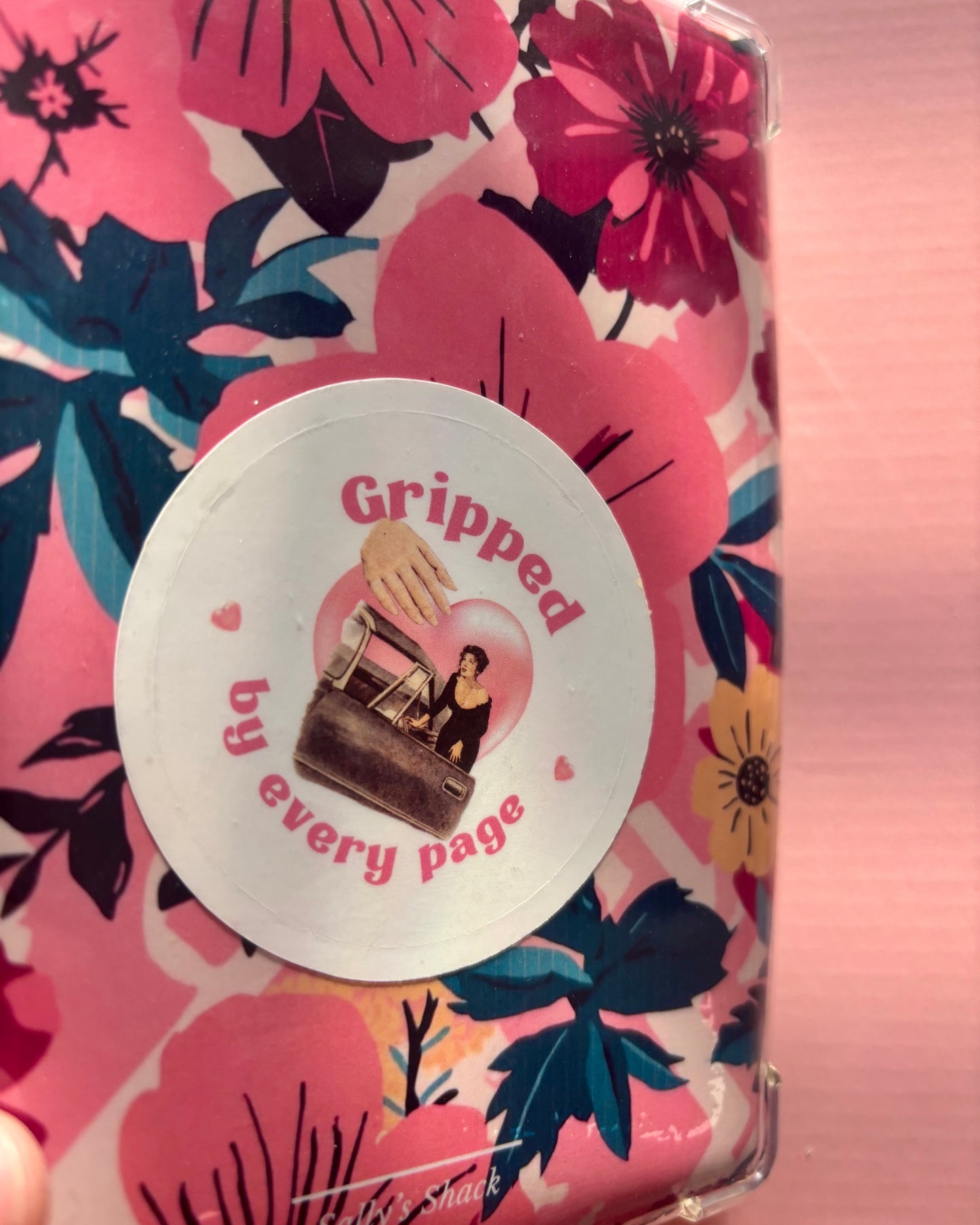 Gripped By Every Page Vinyl Sticker | Attack of the TBR Collection