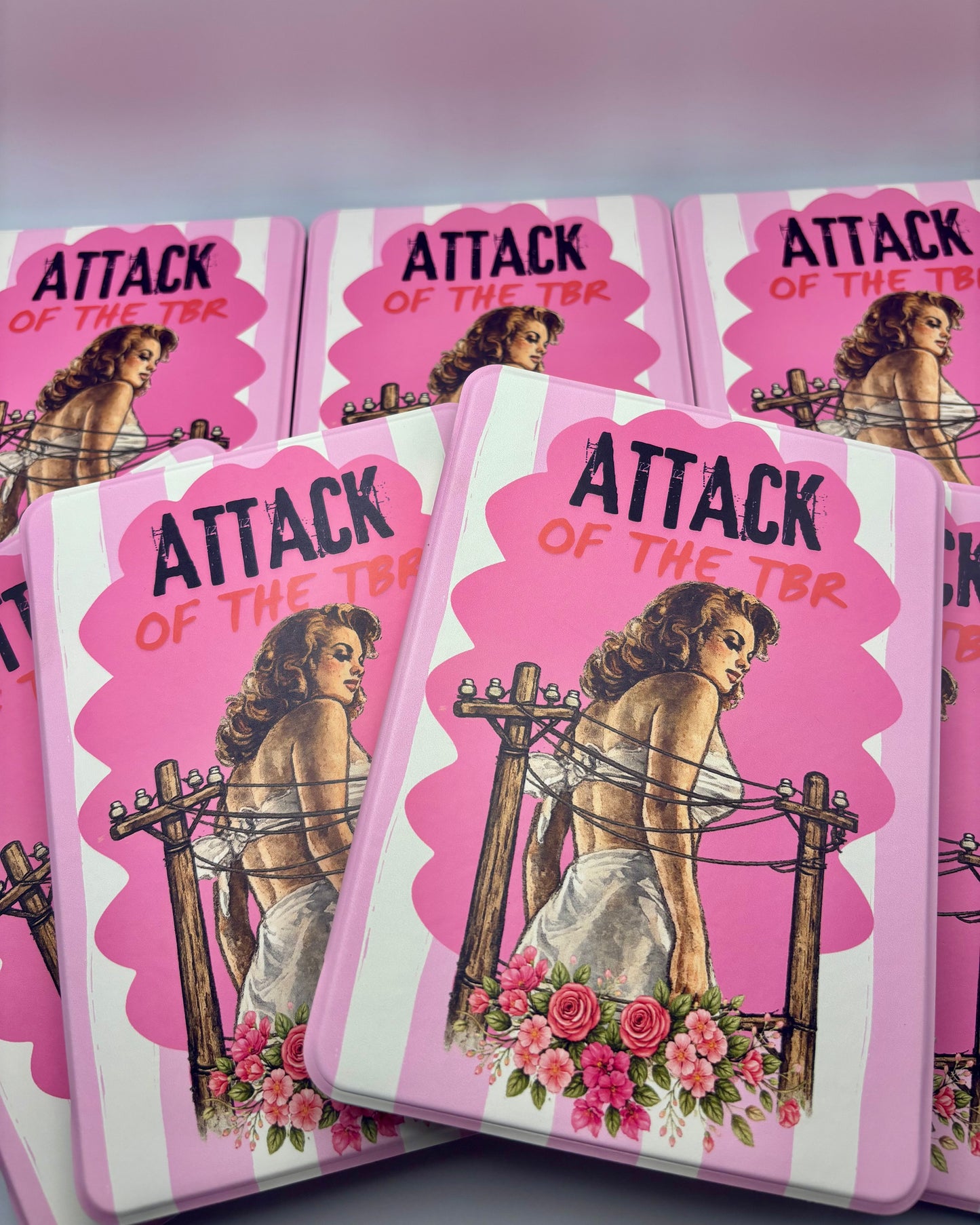 Attack of the TBR Kindle & Kobo Case | Vintage Bookish E-Reader Case