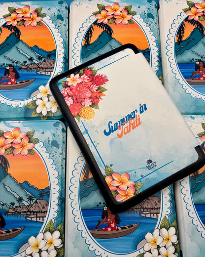 Summer in Tahiti Kindle & Kobo Case | Beachy l E-Reader Cover for Book Lovers