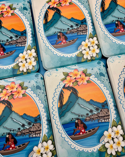 Summer in Tahiti Kindle & Kobo Case | Beachy l E-Reader Cover for Book Lovers