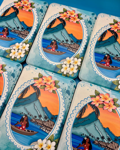 Summer in Tahiti Kindle & Kobo Case | Beachy l E-Reader Cover for Book Lovers
