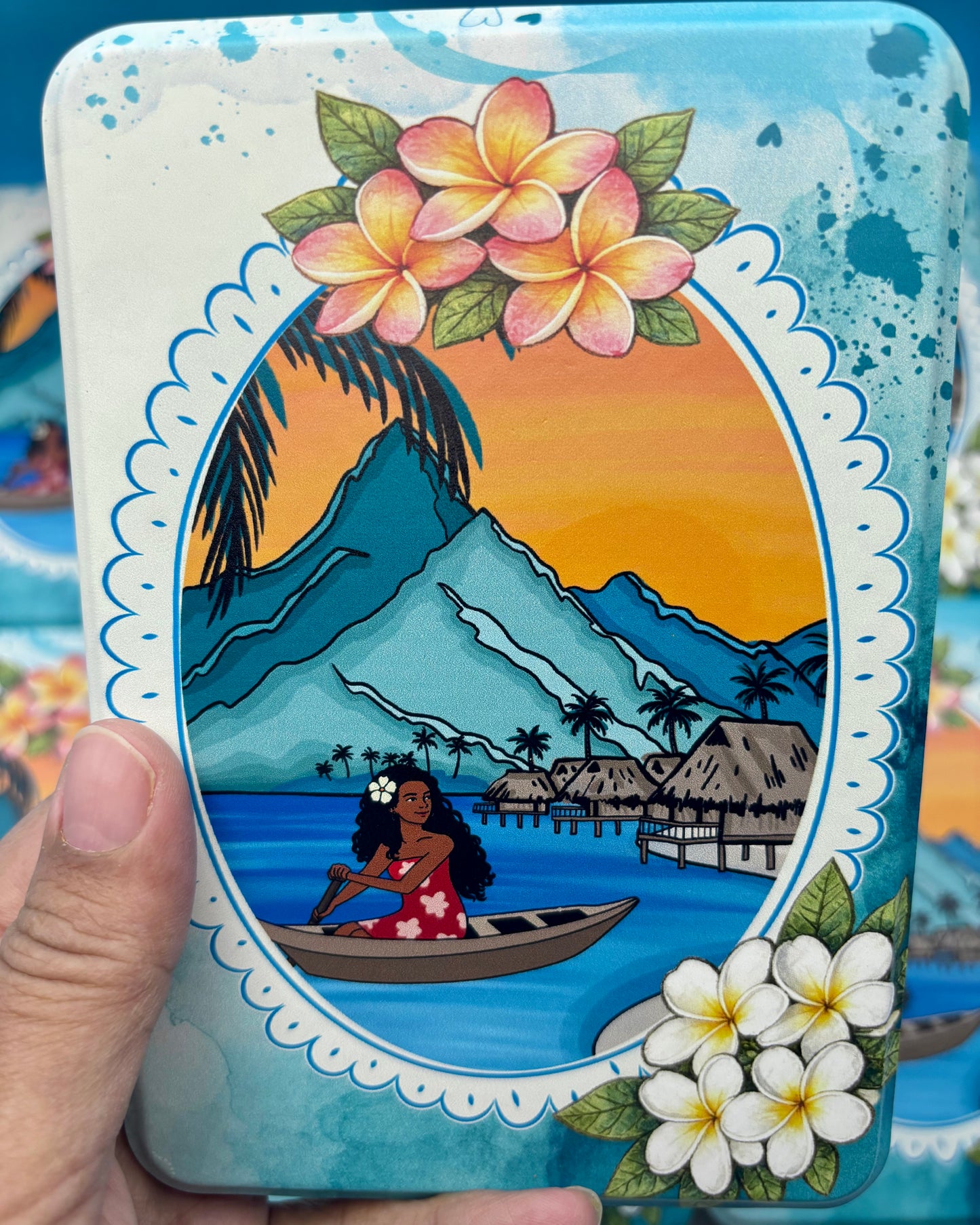 Summer in Tahiti Kindle & Kobo Case | Beachy l E-Reader Cover for Book Lovers