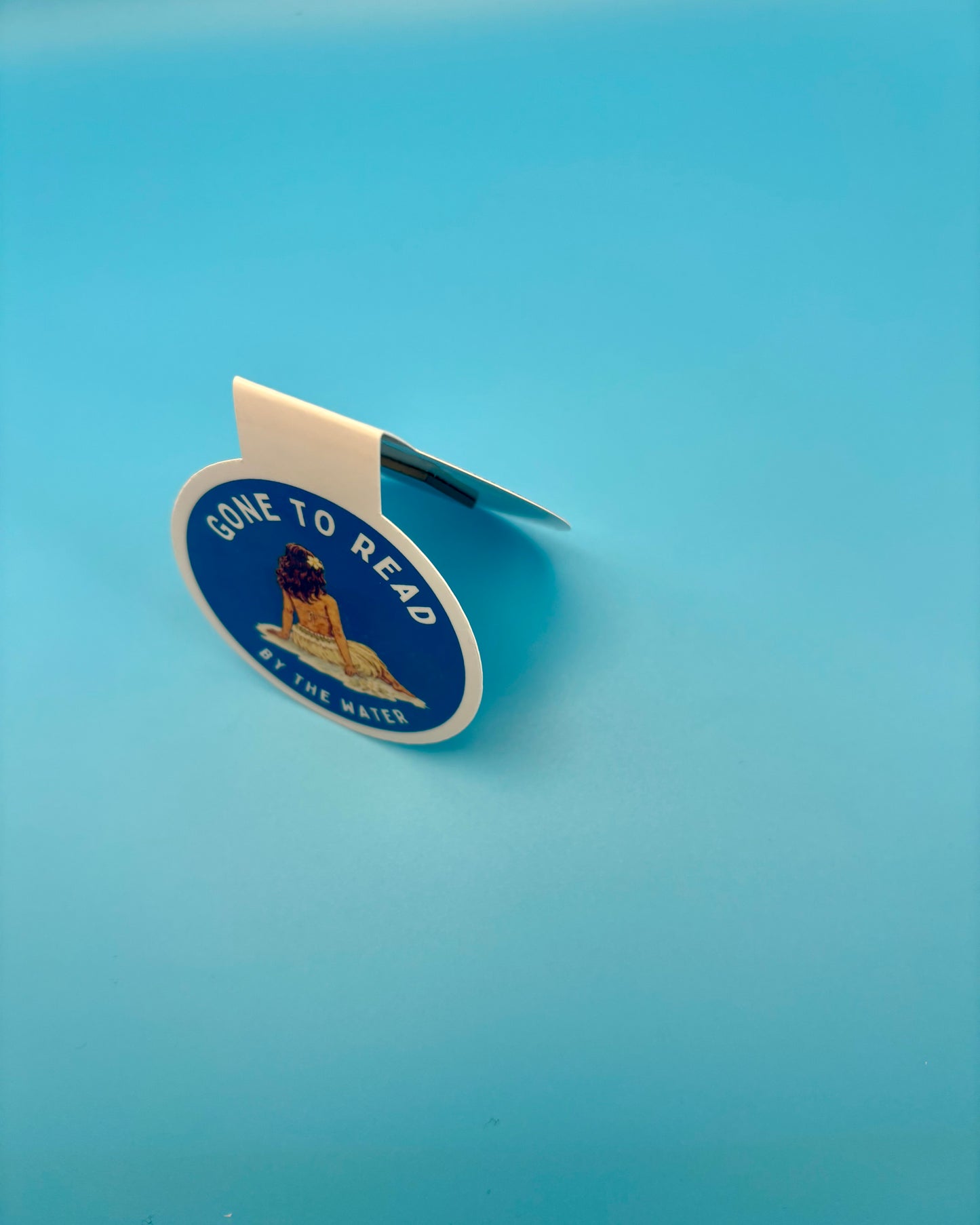 Gone to Read by the Water Magnetic Bookmark | Summer in Tahiti Bookish Bookmark for Beach Readers