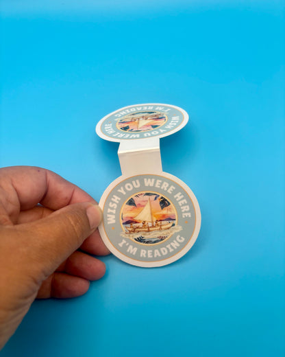 Summer in Tahiti Magnetic Bookmark Bundle | Tropical Bookmarks for Beach Readers