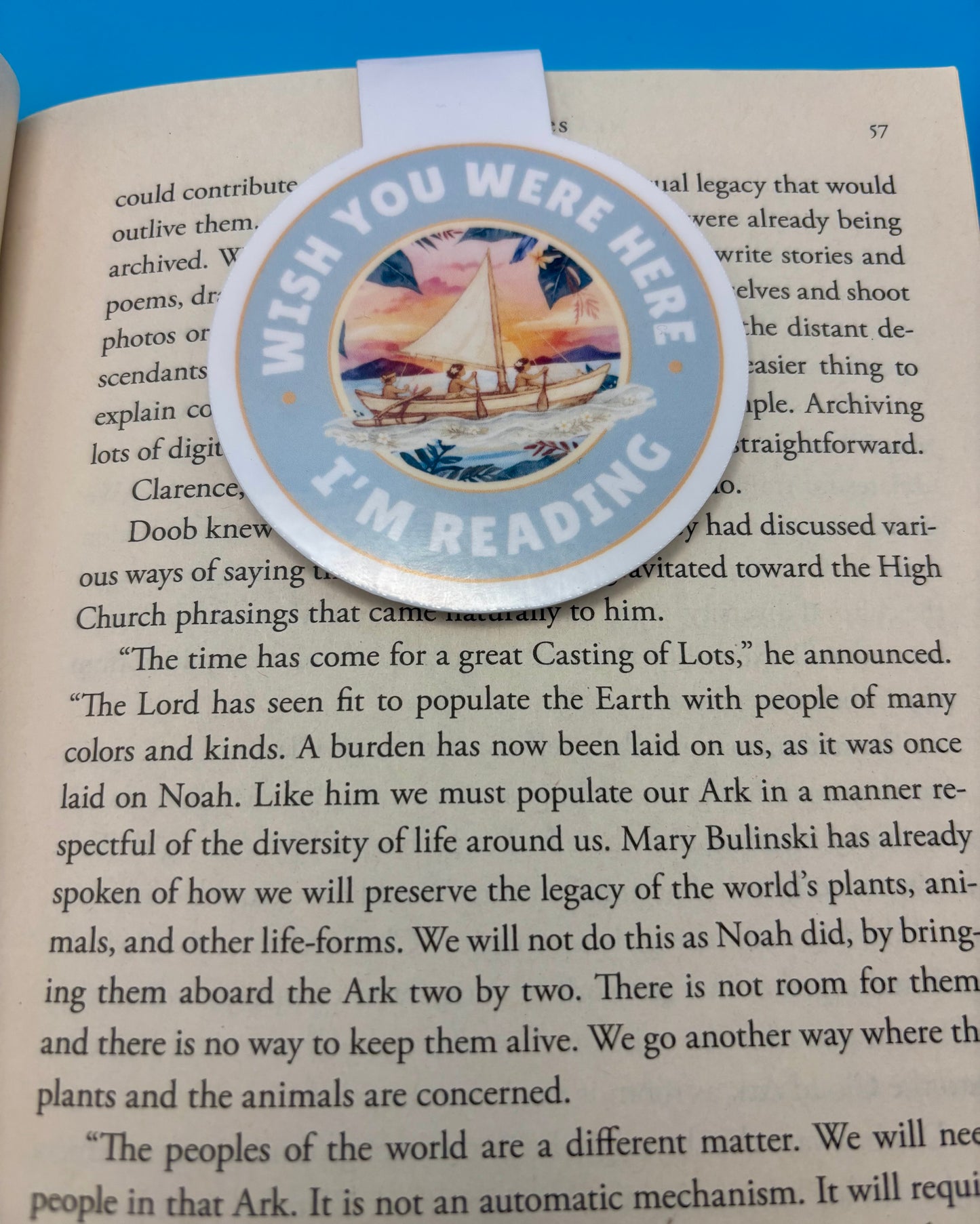 Summer in Tahiti Magnetic Bookmark Bundle | Tropical Bookmarks for Beach Readers