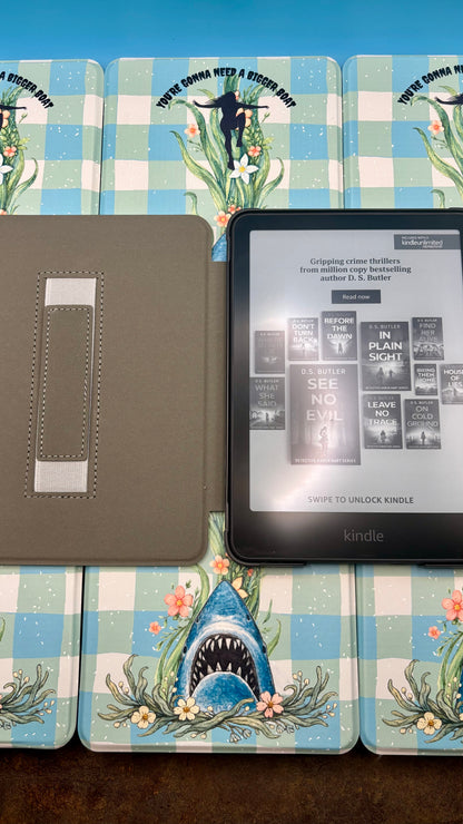 "Bigger Boat" Kindle Case – Vintage Jaws Kindle Cases for Paperwhite, Colorsoft & Kobo eReaders