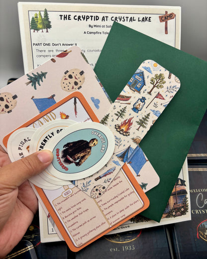 Camp Blood Kindle Mail Bundle | Spooky Story Kit + E-Reader Insert