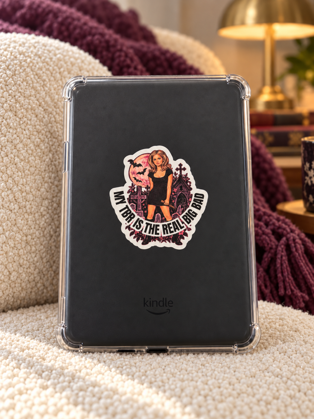 My TBR Is the Real Big Bad - Buffy Vinyl Sticker