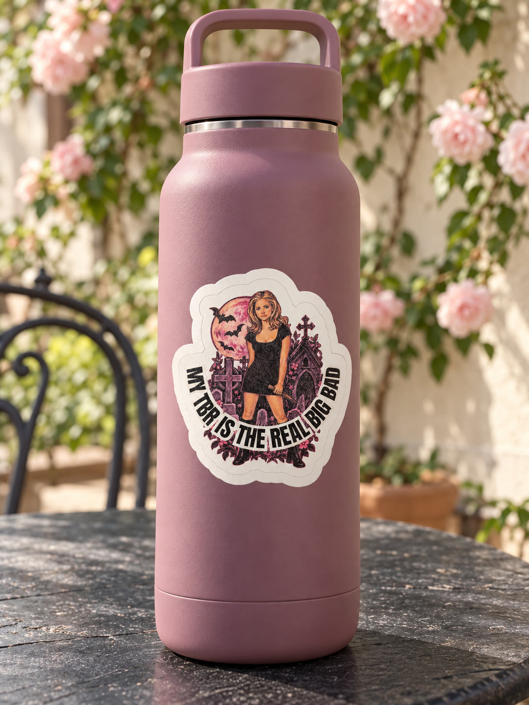 My TBR Is the Real Big Bad - Buffy Vinyl Sticker