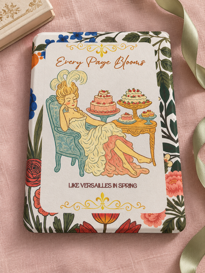 Every Page Blooms Kindle Case – Cute Bookish Cover with Hand Strap