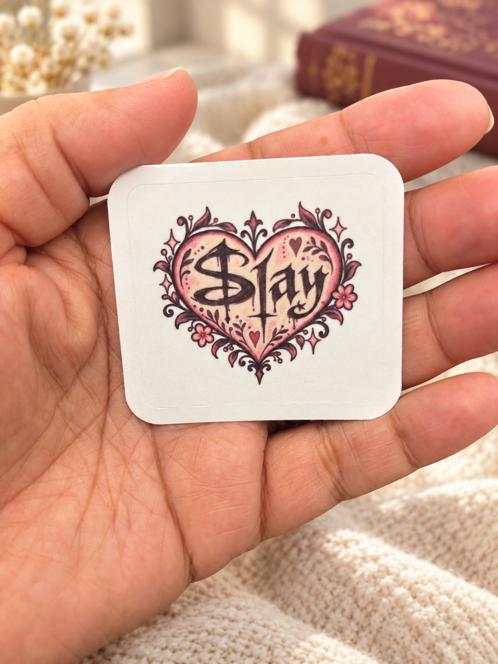 Slay Heart Vinyl Sticker | Sunnydale Scaries Collection