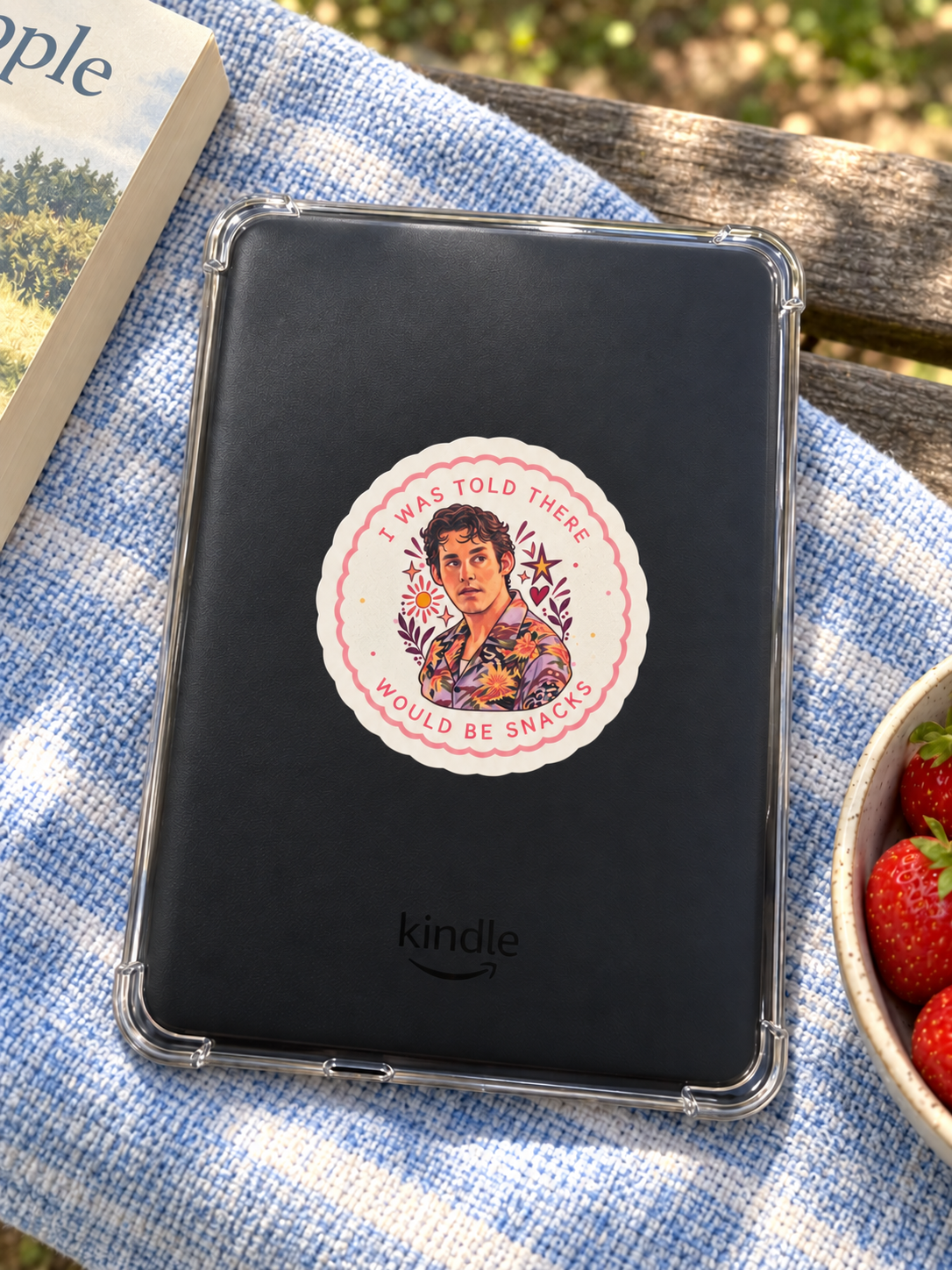 I Was Told There Would Be Snacks Vinyl Sticker