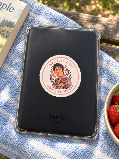 I Was Told There Would Be Snacks Vinyl Sticker