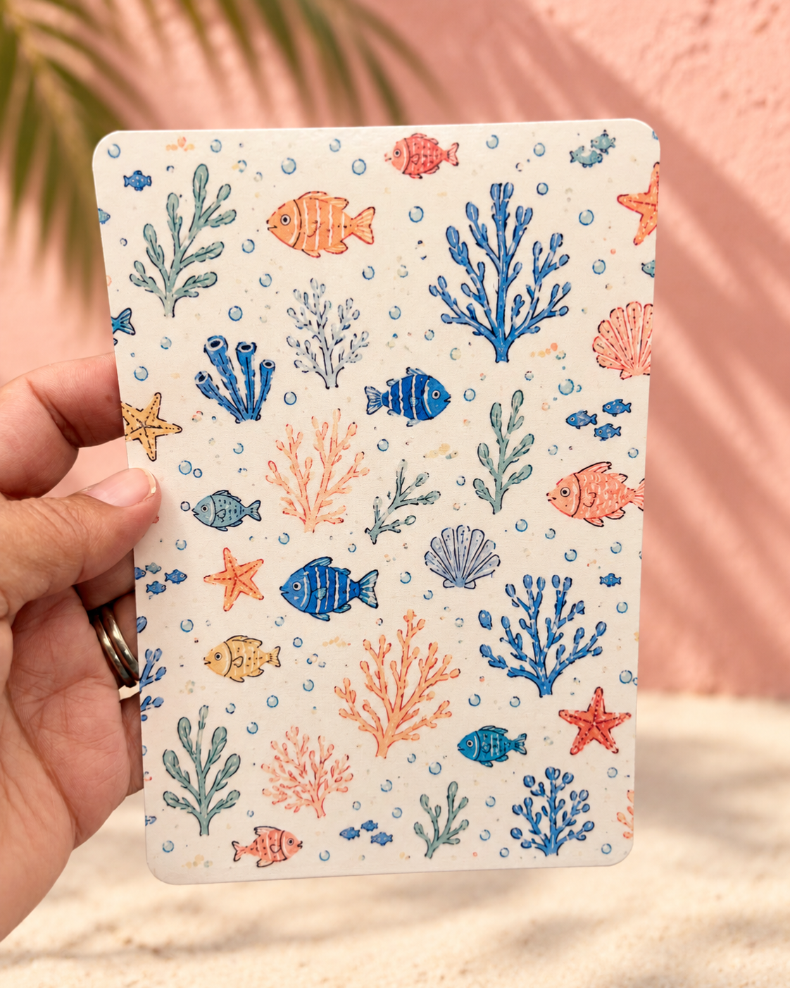 Summer in Tahiti Kindle Insert Bundle | Tropical Bookish Decor Set for Clear Kindle Cases