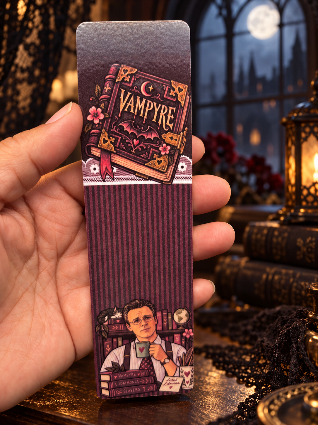 Vampyre Library Laminated Buffyverse Bookmark