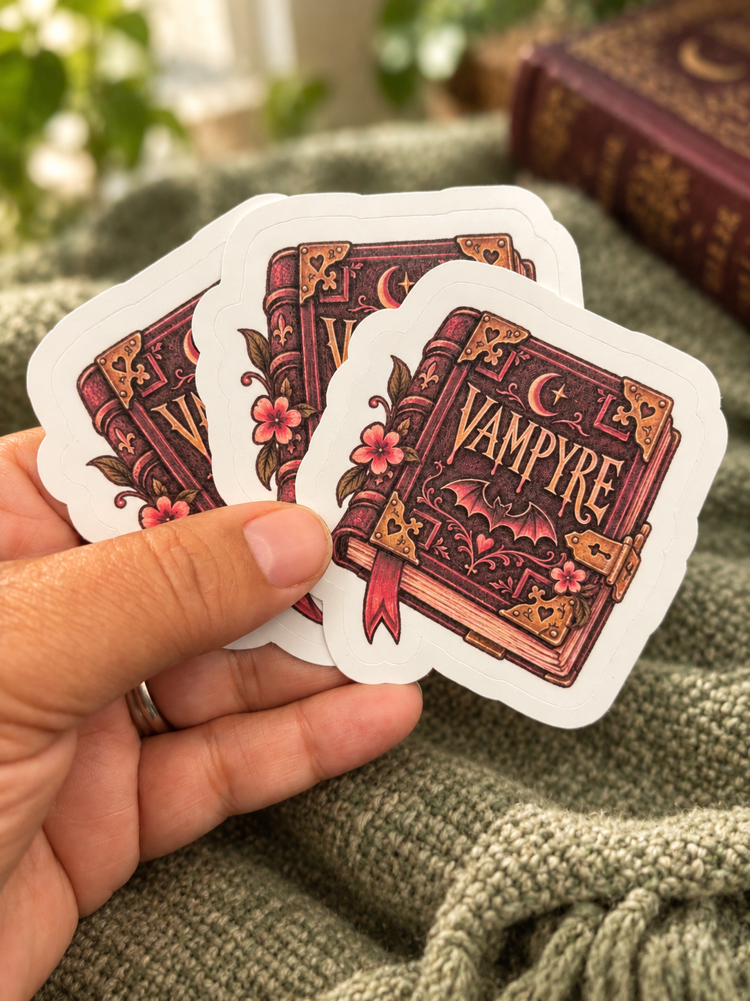 Vampyre Book Vinyl Sticker | Sunnydale Scaries Collection