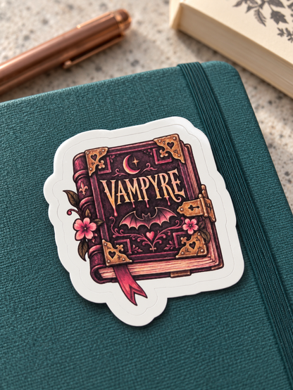 Vampyre Book Vinyl Sticker | Sunnydale Scaries Collection