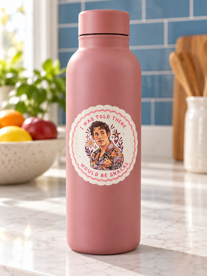 I Was Told There Would Be Snacks Vinyl Sticker