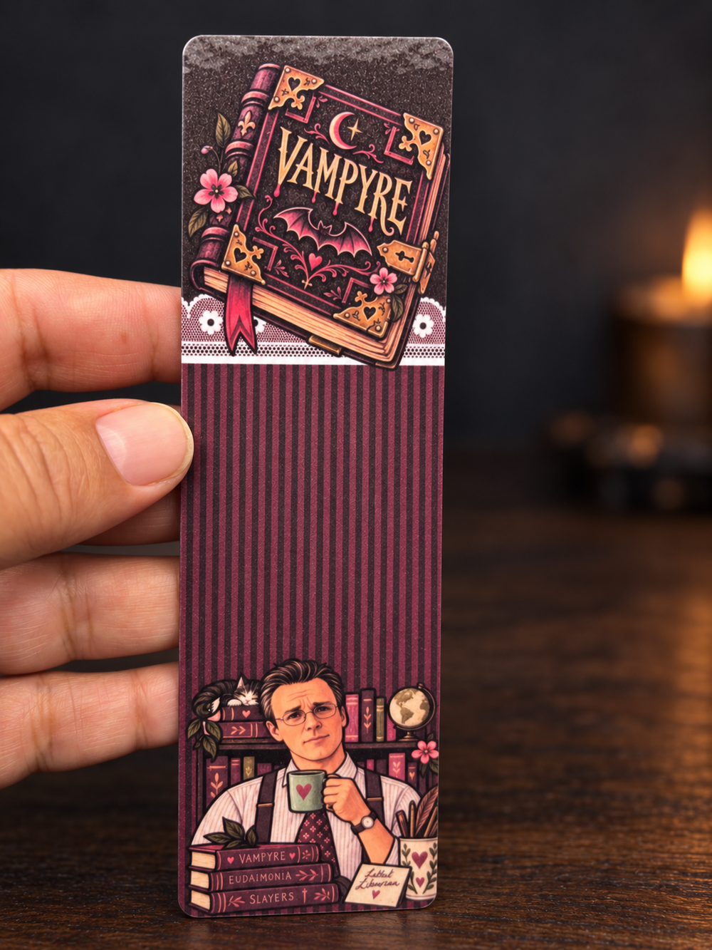 Vampyre Library Laminated Buffyverse Bookmark