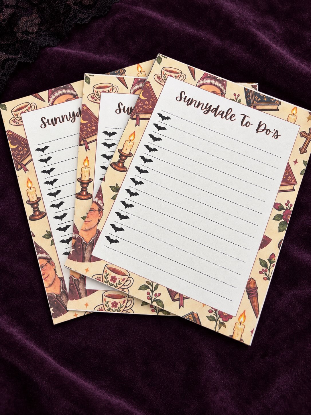 Sunnydale To-Do's Notepad | Handmade Spooky To-Do List
