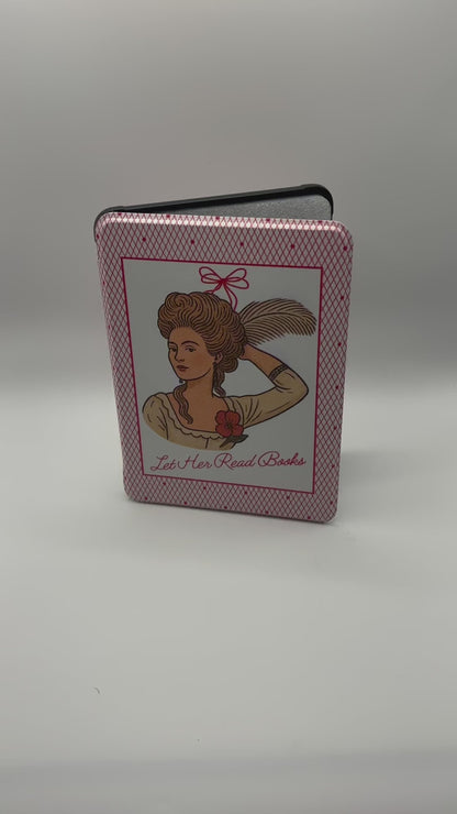Let Her Read Books – Vintage Kindle Case for Romantasy Readers